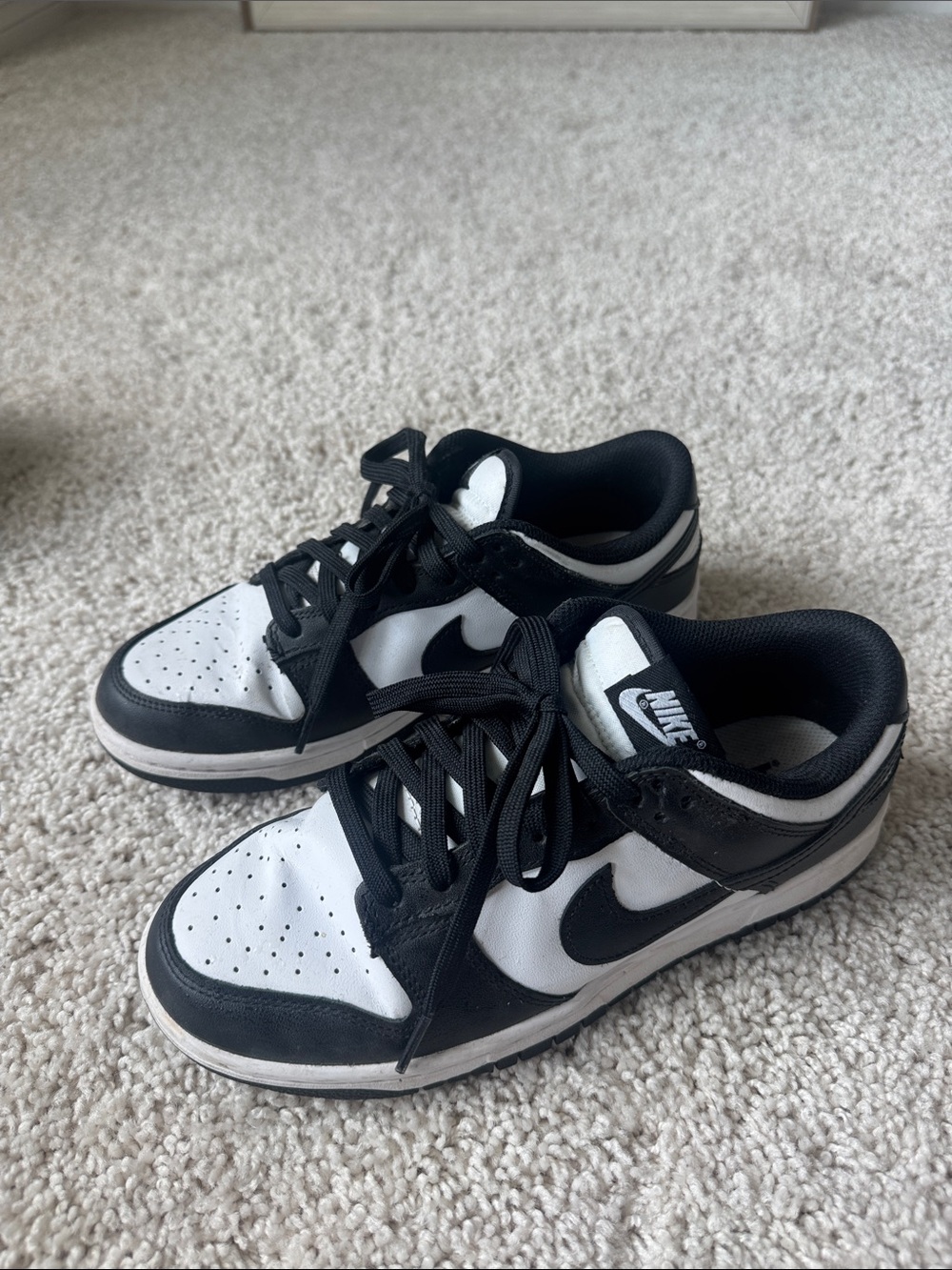 Nike Black and White Low-Top Sneakers